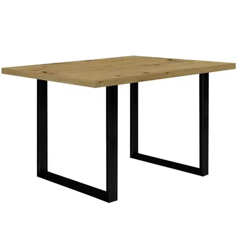 Stoly v podkrovnom štýle Stôl Tarazjus 140 cm TBLT441-D78-904 artisan/čierny