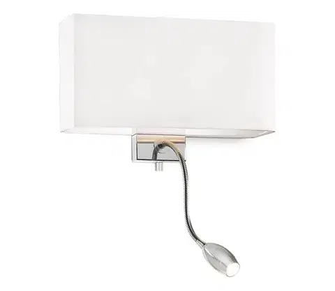 Svietidlá Ideal Lux - Nástenné svietidlo 1xE27/60W/230V + 1x1W/LED