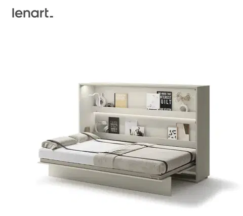 Postele Dig-net nábytok Sklápacia posteľ Lenart BED CONCEPT BC-05 kašmír | 120 x 200 cm