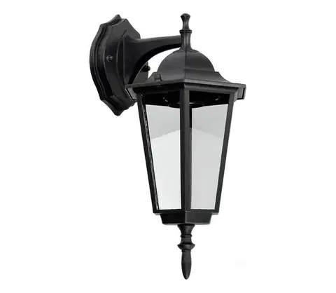 Svietidlá  Vonkajšie nástenné svietidlo 1xE27/60W/230V IP44 čierna KTLO4102CZAL