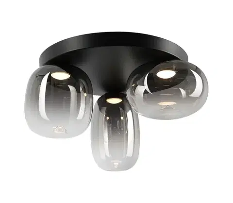 Svietidlá  LED Stropné svietidlo VASO LED/12W/230V pr. 42 cm čierna/dymová ML1412