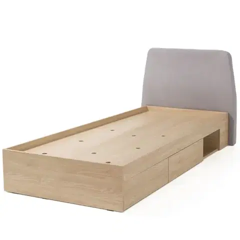 Jednolôžkové postele Posteľ Alessio AE12  90 Dub