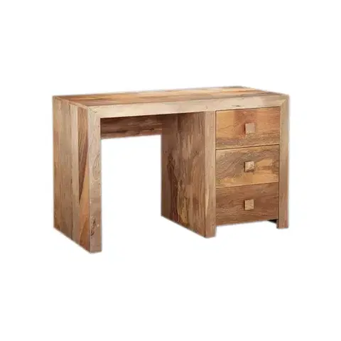 Písacie a pracovné stoly Písací stôl 130x76x70 Hina z mangového dreva