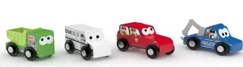 Vláčiky a autíčka J'ADORE Mestské pracovné vozidlá v tube J’ADORE