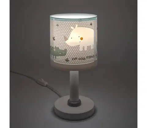Lampy Dalber 60621 - Detská lampička RHICO AND CROCO 1xE14/8W/230V 60621