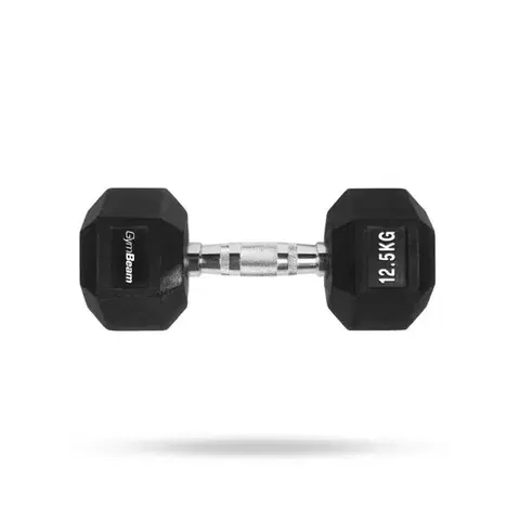 Činky GymBeam Hexagonal Dumbbell  white