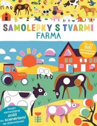 Nalepovačky, vystrihovačky, skladačky Farma - Samolepky s tvarmi