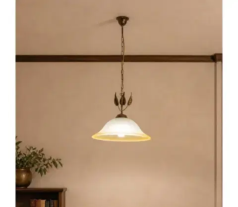 Svietidlá ONLI - Luster na reťazi MIRA 1xE27/22W/230V pr. 40 cm 4622/SM