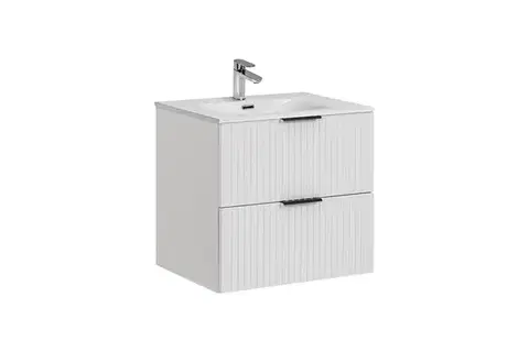 Skrinky s umývadlom ArtCom Kúpeľňová skrinka s umývadlom ADEL White U60/1 | 60 cm