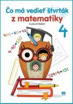 Matematika Čo má vedieť štvrták z matematiky 4 - Ľudovít Bálint