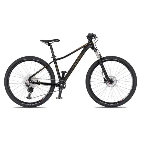 Bicykle 4EVER Nelly Active 27,5" - model 2026 black/gold - S (15,5", 155-165 cm)