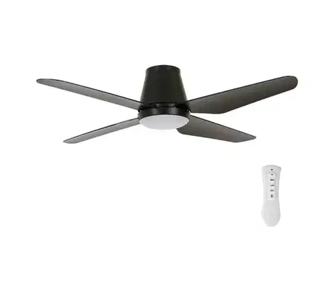 Ventilátory Lucci Air 213002 - LED Stropný látor AIRFUSION ARIA LED/18W/230V čierna + DO 213002