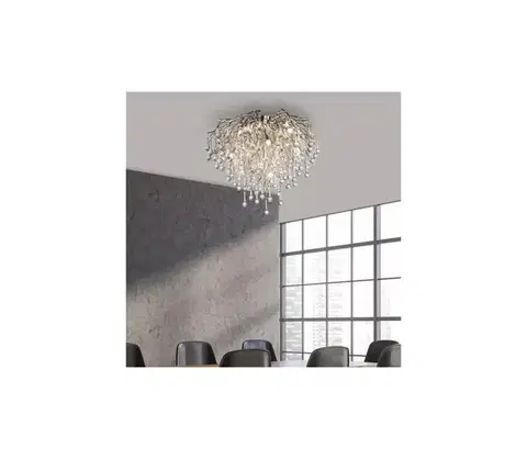 Svietidlá Paul Neuhaus 8091-55 - Prisadený luster ICICLE 9xG9/40W/230V pr. 50 cm chróm 8091-55