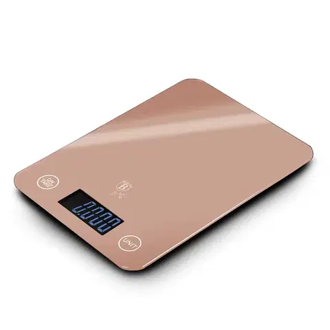 Váhy kuchynské BERLINGER HAUS - Váha kuchynská 5kg Rose Gold