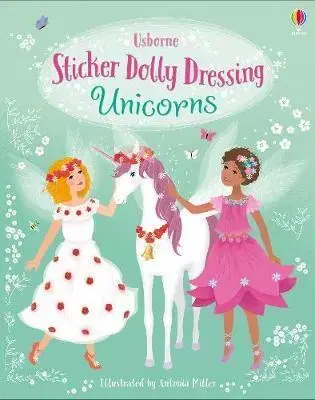 V cudzom jazyku Sticker Dolly Dressing Unicorns - Fiona Watt,Antonia Miller