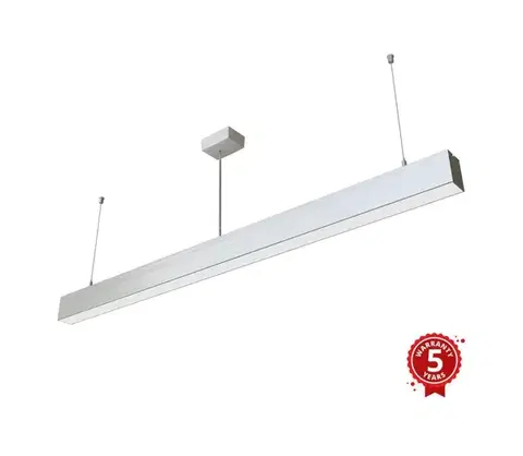 Svietidlá APLED - LED Luster na lanku LOOK LED/46W/230V 4000K 120 cm strieborná 20757