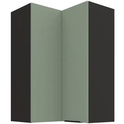 Kuchynské skrinky visiace Kuchynská skrinka Aria-SA/BL anti fingerprint 60X60 GN-90 2F (90°)