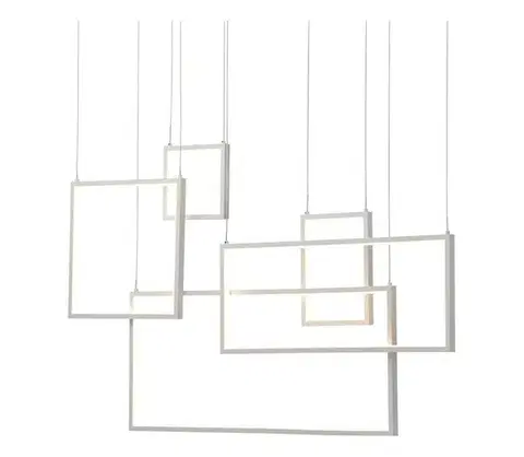 Svietidlá Redo 01-2316 - Stmievateľný LED luster na lanku PLANA LED/80W/230V biela 01-2316