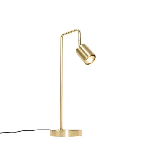 Stolné lampy Inteligentná stolná lampa mosadzná nastaviteľná vrátane wifi GU10 - Jav