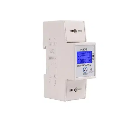 Predlžovacie káble  Jednofázový elektromer na DIN lištu DDS015 R239B