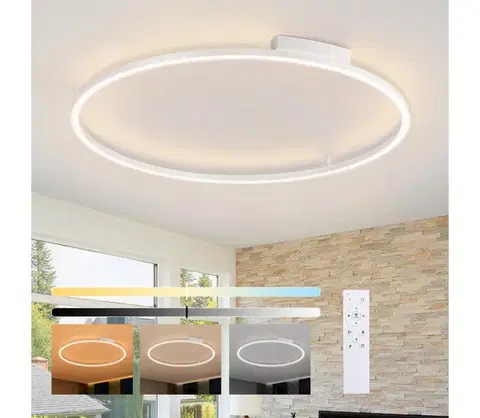 Svietidlá BRILAGI - LED Stmievateľné svietidlo PORTOFINO LED/85W/230V pr. 120 cm biela + DO BRI524