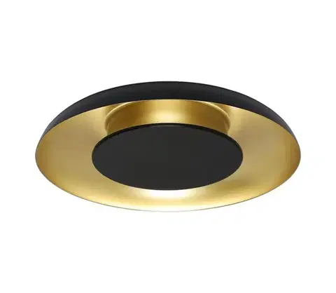 Svietidlá  LED stropné svietidlo PIATTINO LED/30W/230V 3000/4000/6000K priem. 40 cm čierna/zlatá ML1812