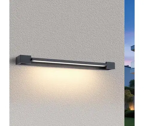 LED osvetlenie BRILAGI - LED vonkajšie nástenné svietidlo AQUA LINE LED/24W/230V 90 cm IP44 antracit CRI 90 BG2529