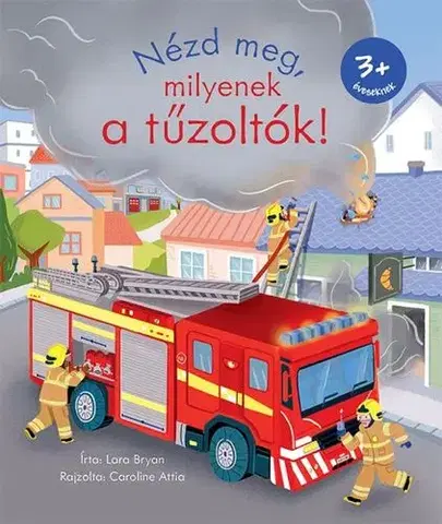 Leporelá, krabičky, puzzle knihy Nézd meg, milyenek a tűzoltók! - Bryan Lara