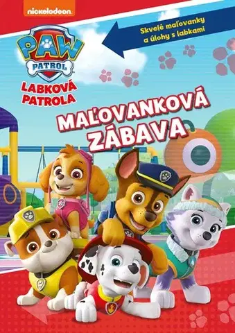 Nalepovačky, vystrihovačky, skladačky Labková patrola: Maľovanková zábava - Kolektív autorov,Kolektív autorov