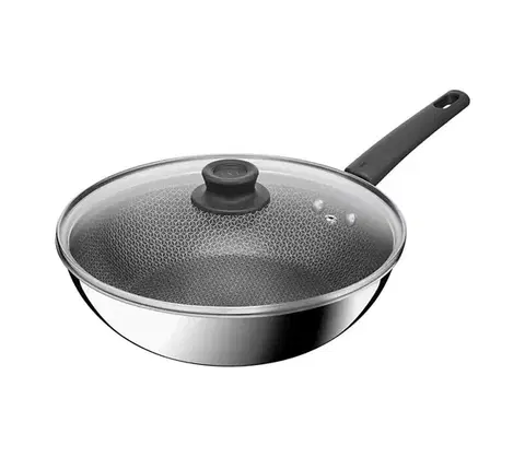 Panvice a hrnce Tefal - Panvica s pokrievkou WOK POWER 28 cm E3411655