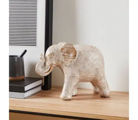 Taburetky Eglo 427243 - Dekorácia ISHIKARI 20,5x28 cm slonovina/živica 427243