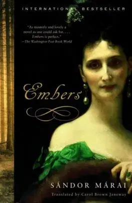 Cudzojazyčná literatúra Embers - Sándor Márai