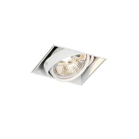 Zapustené svietidlá Zápustený reflektor biely GU10 AR70 bez rámu - Oneon