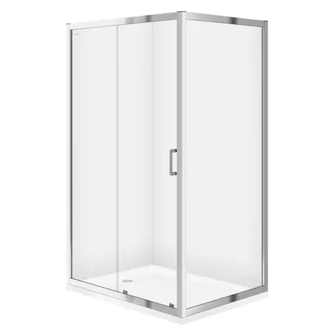 Sprchovacie kúty CERSANIT - SPRCHOVÝ KÚT OBDĹŽNIK 120x90X190 TRANSPARENT SKLO S154-004