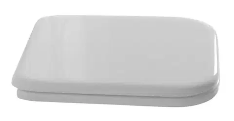 Záchody KERASAN - WALDORF WC sedátko, Soft Close, biela/chróm 418801