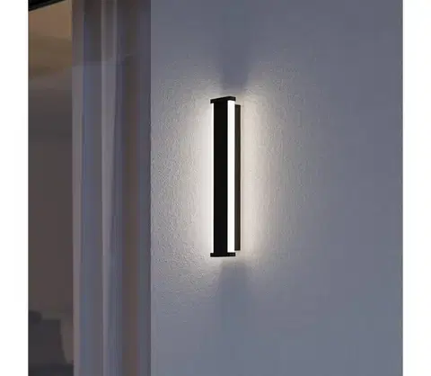 LED osvetlenie Eglo 900676 - LED Vonkajšie nástenné svietidlo NEVIANO 2xLED/3,7W/230V 3000K IP55 900676