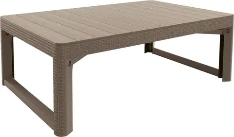 Záhradné stoly stôl LYON rattan - Allibert