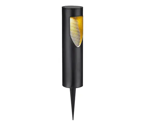 LED osvetlenie  LED solárne svietidlo ADDIS LED/1,2V 600 mAh IP44 čierne 329455