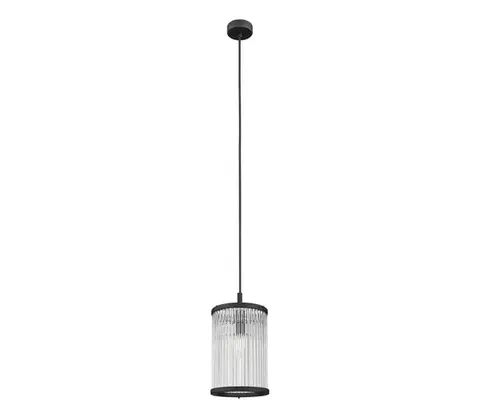 Svietidlá Zuma Line P0528-01F-P7AC - Luster na lanku SERGIO 1xE14/60W/230V čierna P0528-01F-P7AC