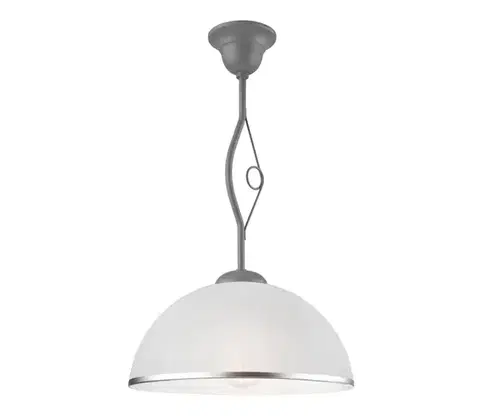 Svietidlá  Luster na tyči RETRO 1xE27/60W/230V strieborná LM-1.24/srebrny