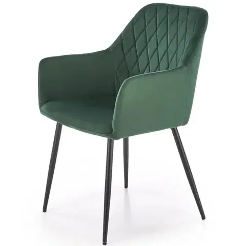 Kuchynské stoličky Stolička K558 zelená