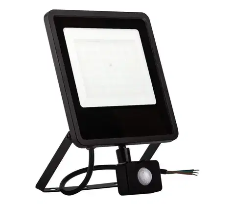 Záhradné lampy  LED Vonkajší reflektor so senzorom LED/50W/230V 4000K IP65 čierna 5903271845330
