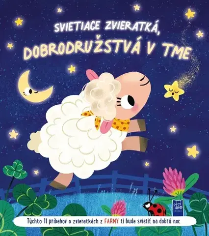 Leporelá, krabičky, puzzle knihy Svietiace zvieratká - dobrodružstvá v tme: Farma