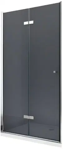 Sprchovacie kúty MEXEN - Lima sprchové dvere zalamovacie 70, grafit, chróm sa stenovým profilom 856-070-000-01-40