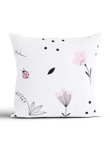 Dekoračné obliečky MKLozkoviny.sk Bavlnená obliečka na vankúš Renforcé 40 × 40 cm - Lúka-  -