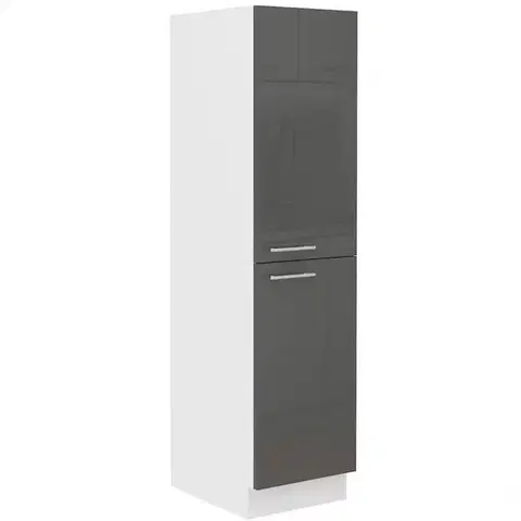 Kuchynské skrinky stojace Kuchynská skrinka Lara 30dk-162 Cargo 1f Bb Mdf Šedá lesk