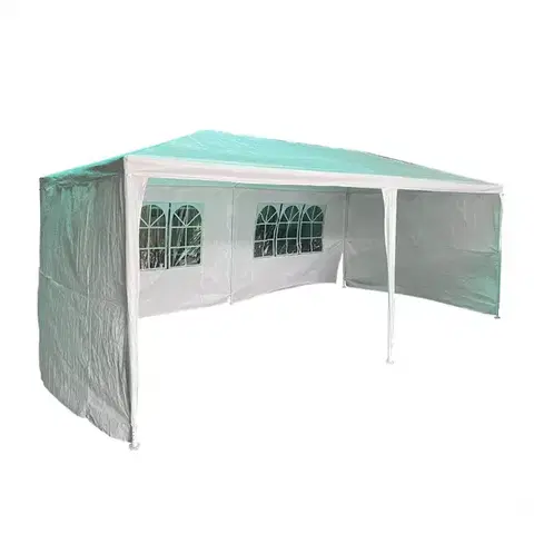 Záhradné pavilóny a stany Záhradný pavilón 3x6x2,7 m biela
