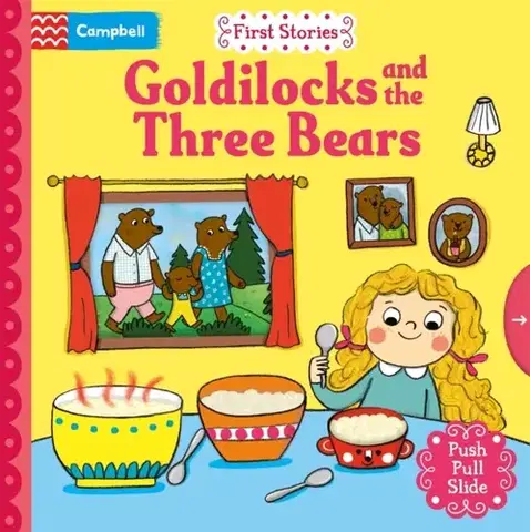 Leporelá, krabičky, puzzle knihy Goldilocks and the Three Bears - Campbell Books