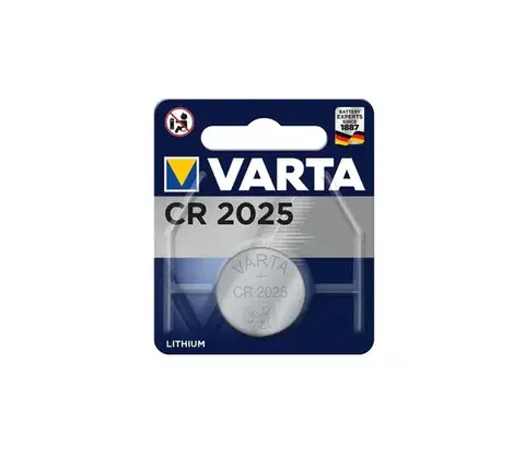 Predlžovacie káble Varta 6025 - 1 ks Lithiová batéria CR2025 3V 6025112401