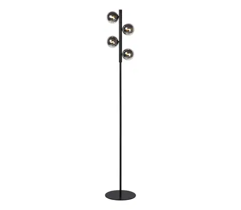 Lampy Lucide 45774/04/30 - Stojacia lampa TYCHO 4xG9/28W/230V čierna 45774/04/30